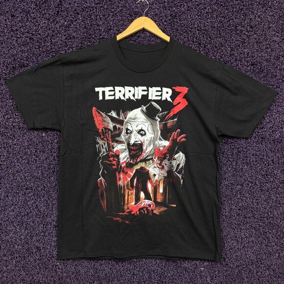 Terrifier Art the Clown AXE T-shirt size extra large - Picture 1 of 4